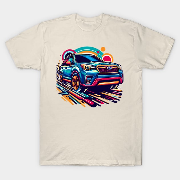 Subaru Forester T-Shirt by Vehicles-Art